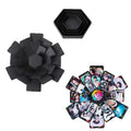 Star Packaging Chocolate Wooden Round Square Shape Paper Material Container Velvet Wedding Gift Box With Handle