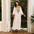Middle East Gilded Robe Cross-border Clothing Muslim Light Luxury Lace Arab Lady Abaya