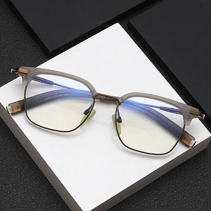 New Progressive Eyeglasses Anti Blue Light Blocking Optical Frame Fashion Designer Computer Glasses for Men Women