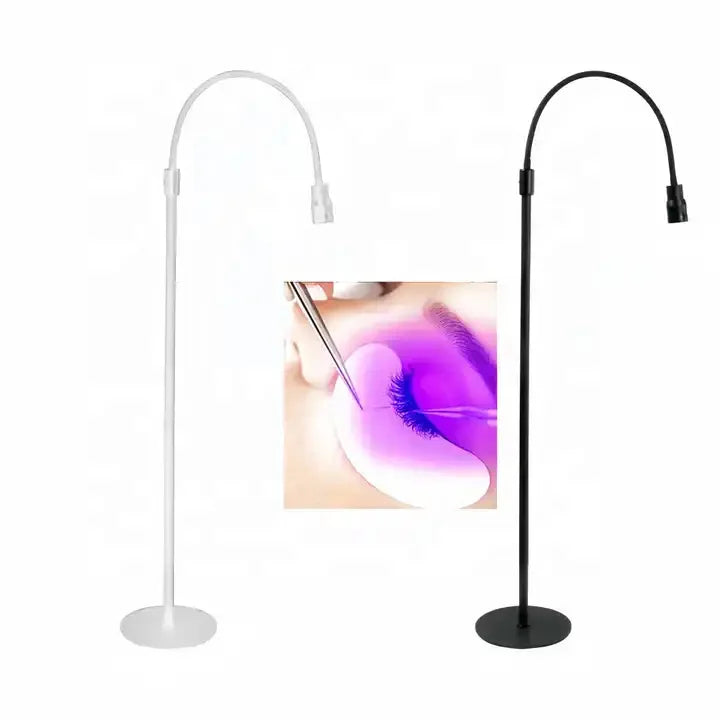 UV Lash Lamp Fast Curing LED Lamp for Eyelash Nail UV Gel Cure Machine Eyelash Extension Glue Kit Floor Table Model