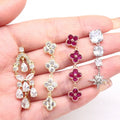 Gaby New Arrive Long Dangle Nose Piercing Flower Nose Rings Stainless Steel Indian Nose Studs Piercing Wholesale Body  Jewelry