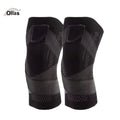 Hx001 OLLAS  Hot Selling Elastic Knitted Adjustable Strap Compression Knee Pads Non-slip Sports Knee Brace