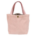 Women's Eco-Friendly Canvas Corduroy Boat Shape Tote Bag Lunch Custom Printed Logo Silk Screen Cotton Handle Button Promotional