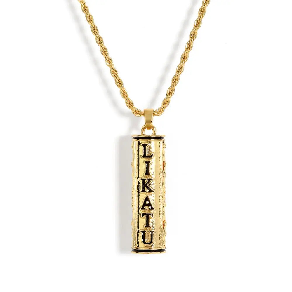 2023 New Fashion Jewelry Necklaces Hawaiian Samoan 14k Gold Drop Necklace for Women