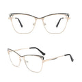 Spectacle Cat Eye Metal Eyeglasses Frame Optical Glasses 2022 Newest Luxury Prescription Glasses for Women Optical Glasses