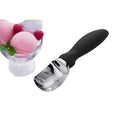 Hot Nonstick Kitchen Accessories Ice Cream Tool Melon Baller Digging Scooper  Zinc Alloy Ice Cream Scoop With AntiSlip Handle