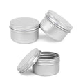50g Cosmetic Scent Aluminum Metal Packaging Cosmetic Tin Can Aluminum Metal Jar Container Tin Can