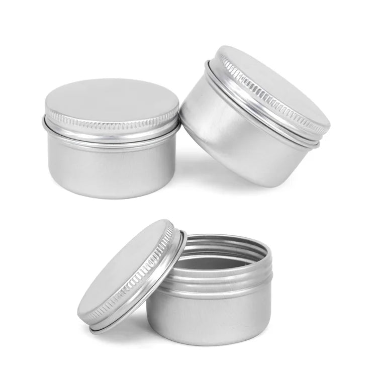 50g Cosmetic Scent Aluminum Metal Packaging Cosmetic Tin Can Aluminum Metal Jar Container Tin Can