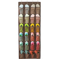 Hanging Medical Kit Holder with 24 Durable Large Thickened Mesh Pockets of Over the Door Storage Organizer for Tools