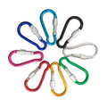 60MM Quick-hang Snap Keyring Outdoor Safety Aluminium Climbing Screw Lock Carabiner with Lock