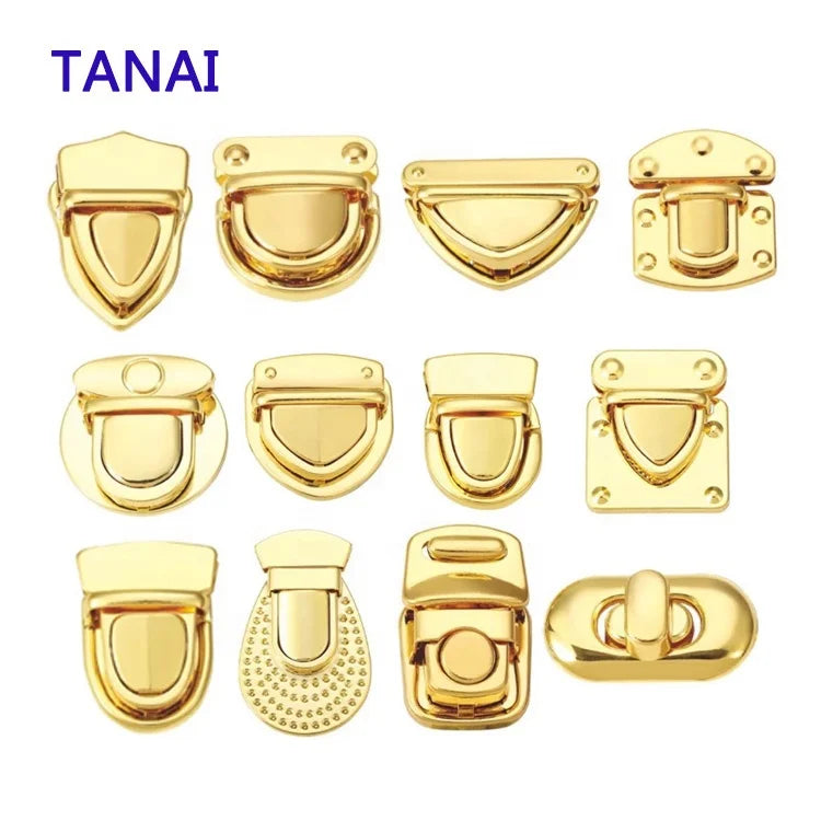 TANAI Factory Wholesale New Arrival Hot Selling Customize Multi-colored Metal Lock Zinc Alloy  Handbag Hardware Accessories