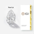 Starsgem Pear Brilliant Cut 1-3ct IGI Certified Lab Diamond HPHT CVD DE Color VS1 VVS2 Lab Grown Diamond for Jewelry Setting