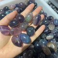 Natural Rainbow Fluorite Tumbled Stones High Quality Healing Crystal Semi Precious Stone