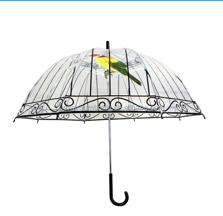Birdcage Umbrella Transparent Umbrella clear Umbrella