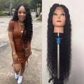 Cheap Wholesale Hair Wigs Human Lace Front Closure Deep Wave Full Virgin Brazilian Cuticle Aligned Lace Closure Human Hair Wig