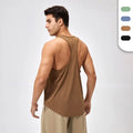Men's Summer Sleeveless Gym T-shirts Reflective Logo Muscle Quick Dry Sports Tank Top Black Muscle Men Singlets