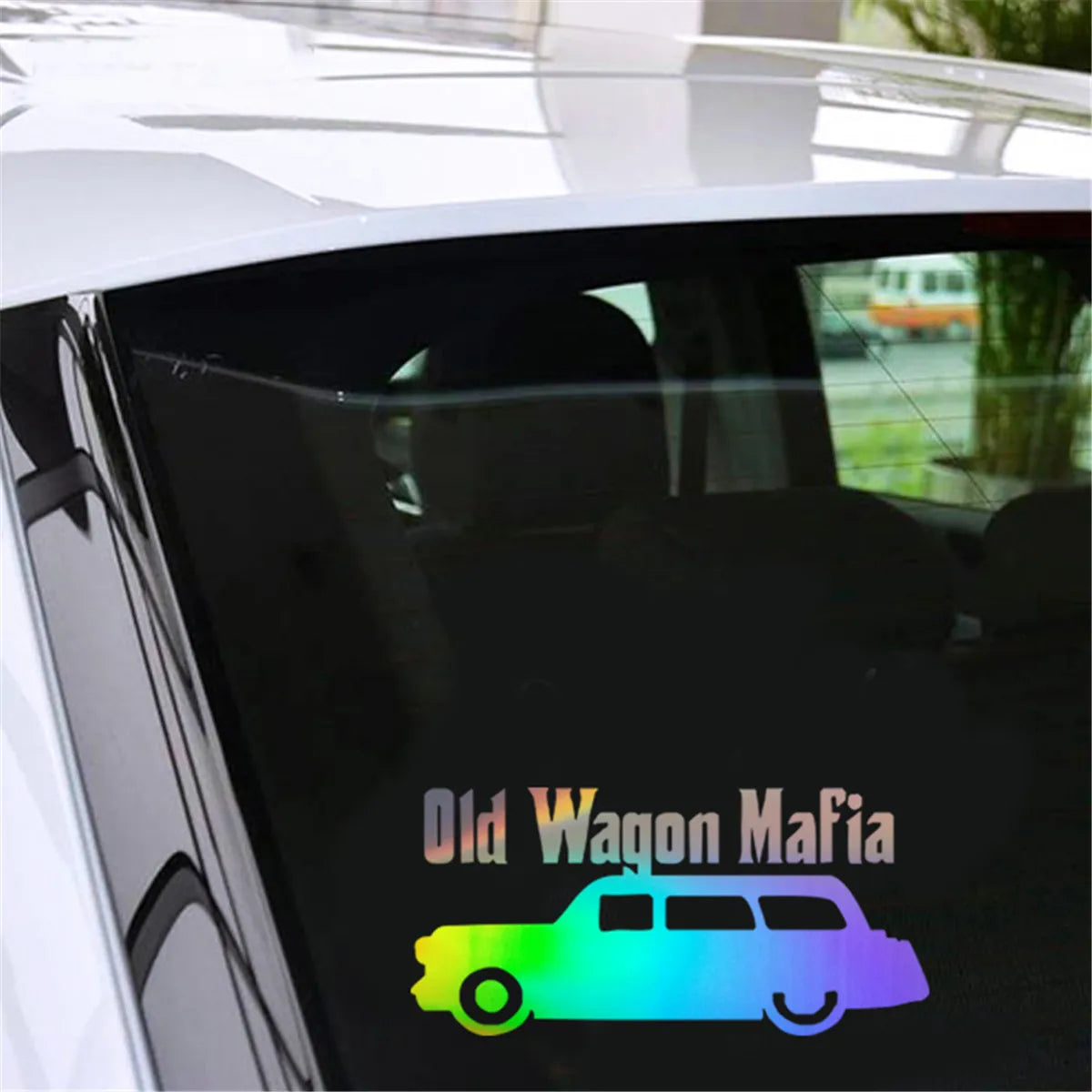 Old Wagon Mafia Car Vinyl Decal Window Door Auto Motorcycle Removable Sticker Gift Die Cut Decals Laptop Window Glass