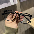 Ins Style Stylish Glasses Frames Optical Eyewear Retro Light Weight Oversized Blue Light Blocking Glasses