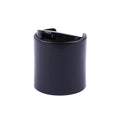 24/410 28/410 Plastic Cosmetic Shampoo Bottle Black Screw Cap Non Spill 100pcs