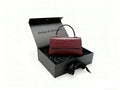 Luxury Black Custom Logo Premium Rigid Magnetic Paper Gift Packaging Box Recyclable Durable Hard Cardboard Box
