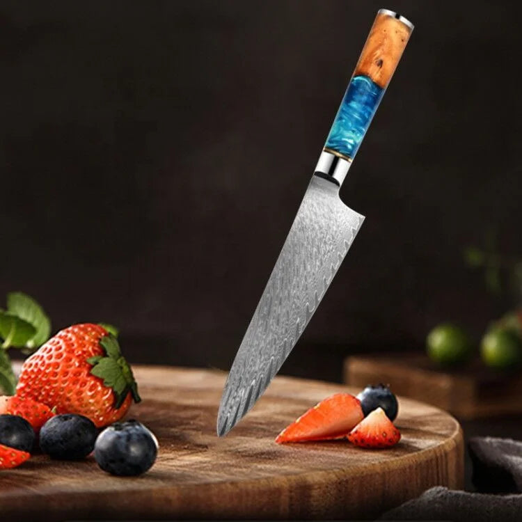 VG10 Hot Sale Newest 8-inch Damascus Steel Chef Knife 67 Layers Chef's Kitchen Knife