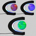Multi-Color Changing Magnetic Levitation Floating World Map Globe Floating Globe With LED Lights