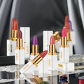 Wholesale New Long Lasting Moisturizing Lipstick Custom Private Label Waterproof White Tube Matte Lipstick
