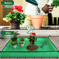 P93 Foldable Succulent Potting Mat Indoor Plant Transplanting Waterproof Tray Portable Gardening Mat for Nursery Flower Pot