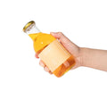 Factory Wholesale Glass 250ml 350ml Juice Coffee Beverage Bottle Transparent Custom Label Screen Printing Screw Cap