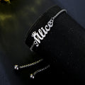 2025 Fashion Personalized Custom Name Bracelet Stainless Steel Adjustable Bracelet Men and Women Jewelry