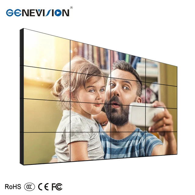 Video Wall Solutions Digital Display Splicing Screen 4k Controller 55 Inch Indoor 2x2 3x3 Cheap Lcd Video Wall Price