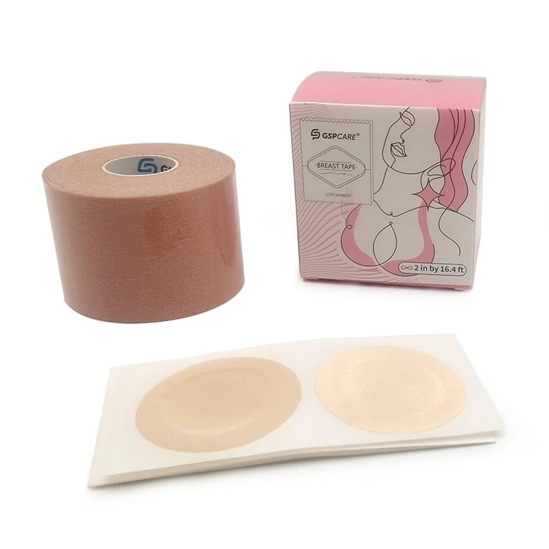 Boob Tape 5m Adhesive Tape for Big Cup Best Support for Breast Tape Lifing Boob Cotton Quality Boob Tape