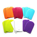 2021 New Product Idea Baking Gadgets Colorful 3 Pcs Plastic Cake Tool Set Edge Scraper Pizza Pancake Pie Cutter Dough Cutters
