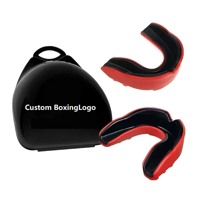 New Arrival Football Boxing Mouthguard Sports Basketball Teeth Mouth Guard case Anti Snoring Mouth Guard for Grinding Teeth