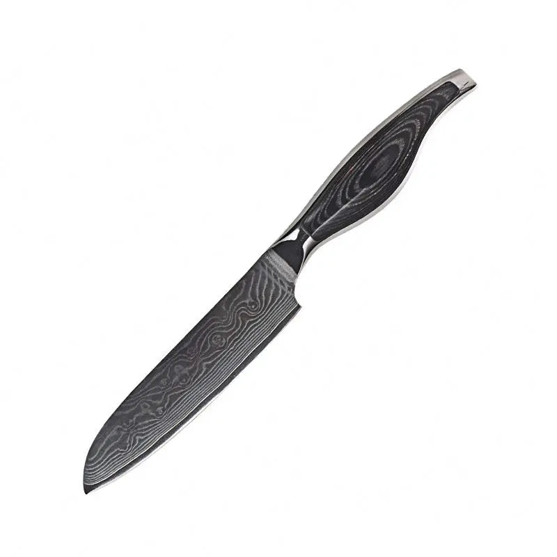 5 Inch Newest Damascus Knife With Pakka Wood Handle+S/S 430 Vg10 67 Layer Damascus Steel Santoku Knife