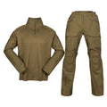 Outdoor Tactical Training Camouflage Combat Frog Suit Uniform Formal Style Breathable Woven Fabric FA6 Model