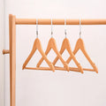 Wooden Clothes Hanger 360 Rotatable Hook Wood a Grade Clothing Jackets Hanger Stand Wood Clothing Rack Single Aluminum Alloy
