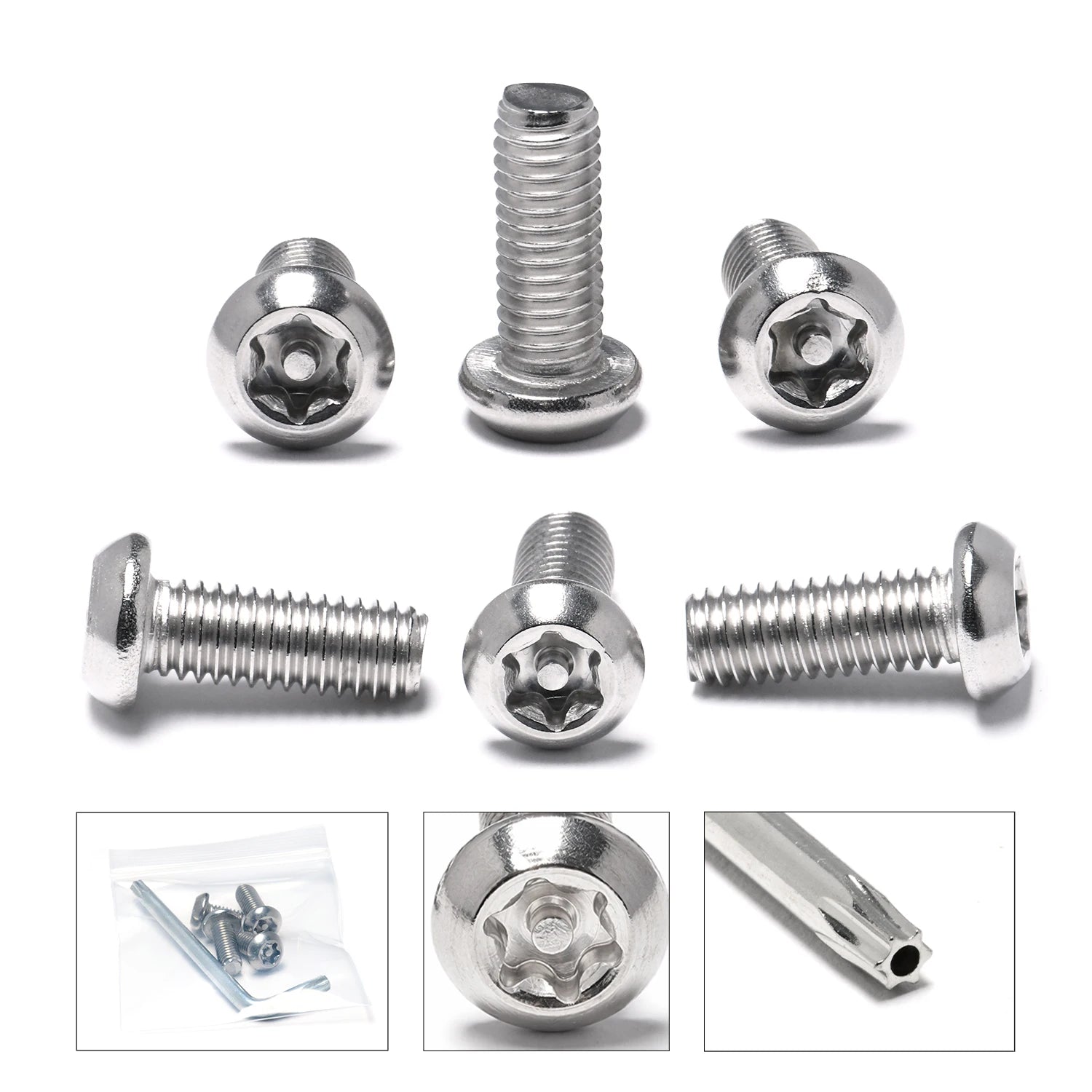 Metal Roofing Thread Forming Security Phillips Torx 304 Stainless Steel Pan Head Self Tapping Screw Metric Zinc Plated