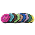 JIAYI Custom Clay Poker Chips 14g 39mm Colorful Sublimation Card Mold Factory Set (100 Pieces MOQ) Custom Logo & Packaging