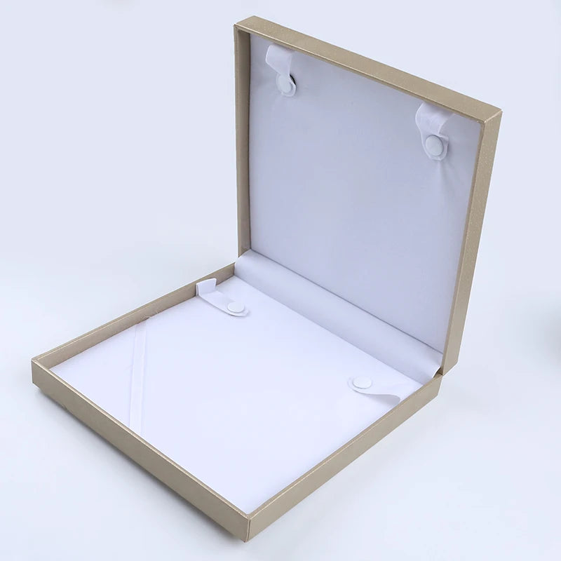 Zhuji  Contracted Style Gold Necklace Jewelry Box for Gifts