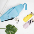 Wholesale Luxury Mini 5-Folding Manual UV Pongee Custom Logo Giveaways Umbrella with Minimalist Design for Garden Use