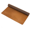 Crazy Horse Leather Big Size Mouse Pad Leather Office Desk Mat
