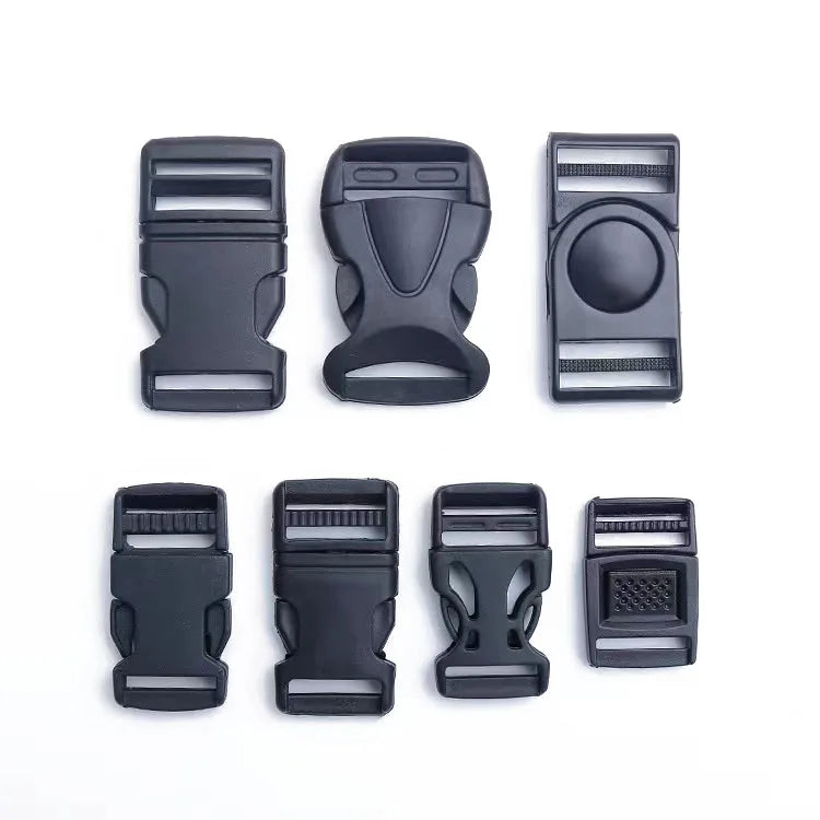 Adjustable No Sewing Clips Snaps Heavy Duty Plastic Replacement Quick Side Release Buckles