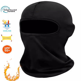Custom Printed Logo Designer Black Polyester Waterproof Breathable Scarf Cap One Hole Full Face Cover Winter Motorcycle Sports