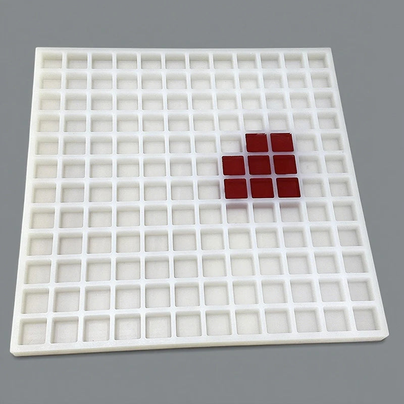 100 Cavity Mini Square Candy Chocolate Molds Cake Decoration Mold Handmade DIY Candle Soap Mold
