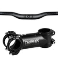 Hot Selling Cycle Parts 7 Degree  Aluminum Stem Bike Integrated Handlebar 31.8 Stem Bicycle Handlebar Carbon