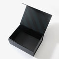 Wholesale Matte Black Folding Box Custom Logo Rigid Cardboard Paper Clothes Packaging