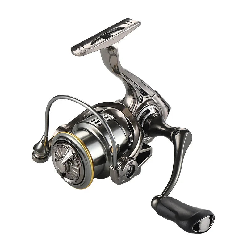 All-metal Shallow Spool Spinning Wheel Double Bearing Remote Cast Fishing Vessel
