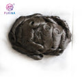 Long Service Life Toupee Human Hair Remy Hair Toupee Grey Hair Replacement Men Toupee