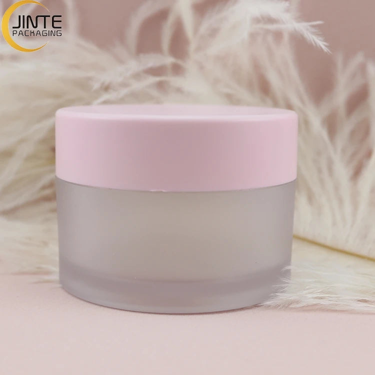 4oz 100ml Pink Empty Lovely Container Body Scrub  Body Butter Cosmetic Skin Care Cream Containers Packaging Jars